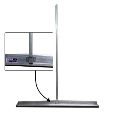 Imagem de Rodo aluminio eva duplo resistente 100cm grande industrial