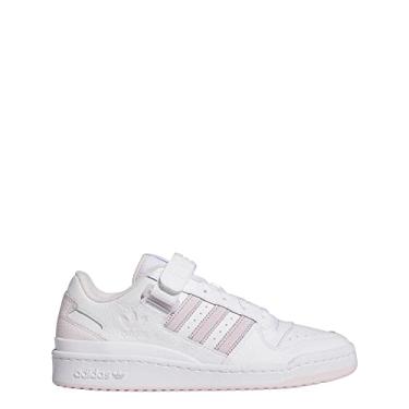 Imagem de adidas Tênis masculino Forum Low, Branco nuvem/quase rosa/roxo claro, 11