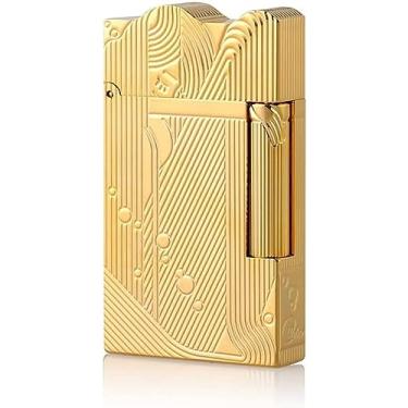 Imagem de Isqueiro, isqueiro de latão tipo sereia, isqueiro de querosene de tambor nostálgico, isqueiro de querosene tipo lateral, adequado para coleção de presentes de dia dos namorados