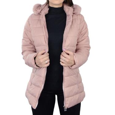 Imagem de Jaqueta Feminina Facinelli By Mooncity Peluciada Rosa - 620239-Feminino