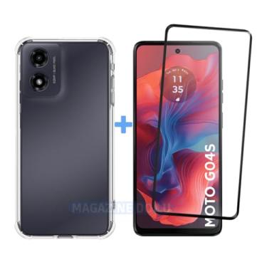 Imagem de Capa Case Anti Queda Compatível com Motorola Moto G04S +pelicula 3d