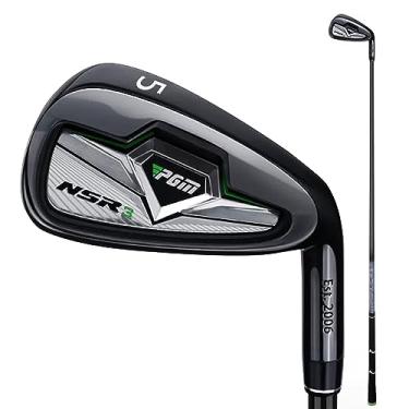 Imagem de PGM Taco de golfe NSR III Ferro de golfe #5 Thru Gap Wedge com eixos de grafite para golfistas destros - R Flex
