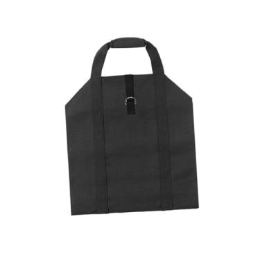 Imagem de IEUDNS Bolsa de transporte de toras para suporte de lenha de madeira Bolsa de transporte resistente Bolsa de pano Oxford Bolsa de toras para mochila Viagem, Preto