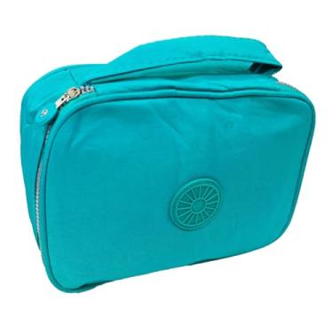 Imagem de Estojo Box Porta Caneta Lapis Bolsinha Organizadora Escolar Verde