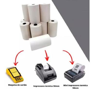 Imagem de Bobina térmica 57x16mts caixa c/30 rolos - T7SOLUÇÕES