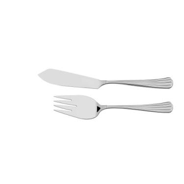 Imagem de Talheres Trinchantes para Peixe Tramontina Viena em Aço Inox Acabament