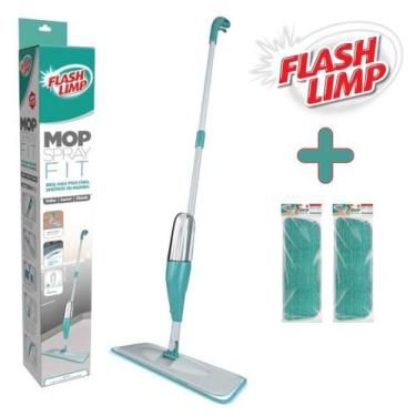 Imagem de Kit com 1 Mop Spray Fit Rodo Mágico MOP0556 + 2 Refil Mop Spray Fit RM