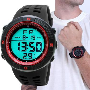 Imagem de Relógio Masculino Esportivo Digital de Pulso a Prova Dagua Xufeng,  Ve