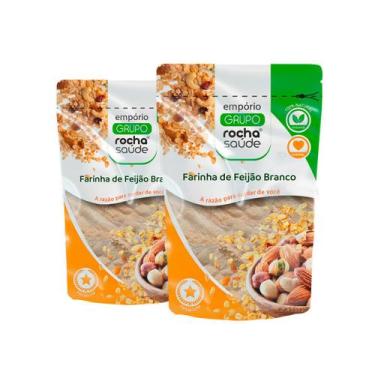 Imagem de Farinha de Feijão Branco 100% Puro Qualidade Premium Kit 2 100g - Grup