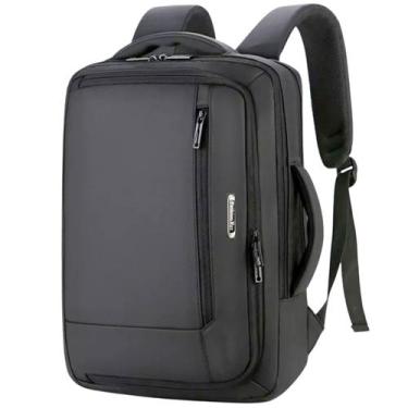 Imagem de Mochila Executiva Masculina Feminina Fina Slim com Alça para Mala para