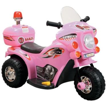 Imagem de Mini Moto Elétrica Infantil Triciclo Elétrico BZ Cycle Rosa com Música