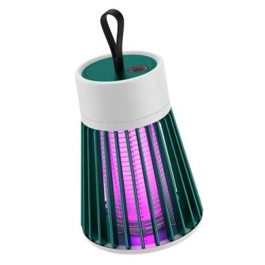 Imagem de Abajur Mata Mosquito Choque Elétrico Recarregável Usb - DESERT ECOM