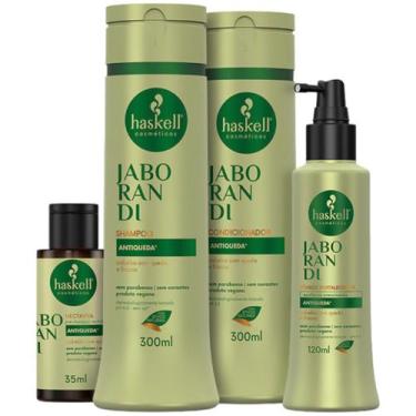Imagem de Kit Haskell Jaborandi Shamp + Cond 300ml 4 Itens Completo