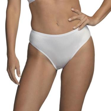 Imagem de Calça Cavada Branca DeMillus 56096 Microfibra, M, Branco