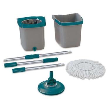 Imagem de Mop Giratório Para Duas Águas Limpa E Suja - Flash Limp