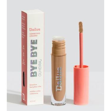 Imagem de Corretivo Líquido Dailus Bye Bye Olheira 4,5ml Lançamento, D6-Médio