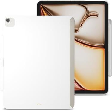Imagem de MAGEASY CoverBuddy Lite para iPad Air M3/M2 de 13 polegadas (2024-2025) - Capa para iPad Air compatível com Magic Keyboard, com suporte para Apple Pencil Pro Pencil - Branca