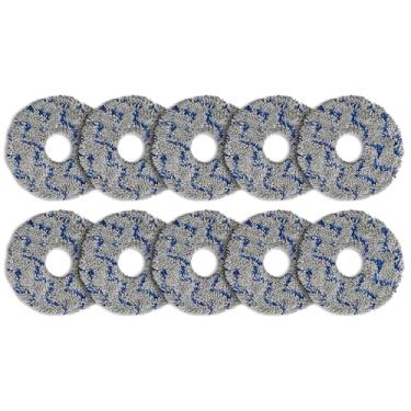 Imagem de (Pacote com 10) T30S Mop Pads para ECOVACS DEEBOT T30S/T30S Combo/ T30 Omni/ X5 Pro Omni/ N30 Omni/ T30S AI/ T50 Pro Omni/ T50 Pro Max/ X2 Omni/ X1 PRO Omni/ T10 Omni/ T10 Turbobo /Yeedi M1 2