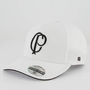 Imagem de Boné Corinthians Logo Branco - Supercap, Único