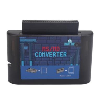 Imagem de Gugxiom Game Card Converter for Retron 5/3/2, Mega Drive & Genesis, MS to MD Adapter for Classic Gaming & Retro Console (Black Transparent)