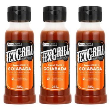Imagem de Combo de Molhos de Churrasco Sabor Pimenta Agridoce Texgrill 285g 3 un
