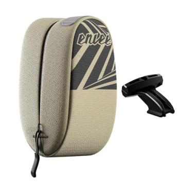 Imagem de Pegciuho Pacote de Assento de Bicicleta Bolsa de Assento de Bicicleta Bolsa de Selim de Bicicleta para Atividades Ao Ar Livre, Cáqui 6.5x6x14.2cm