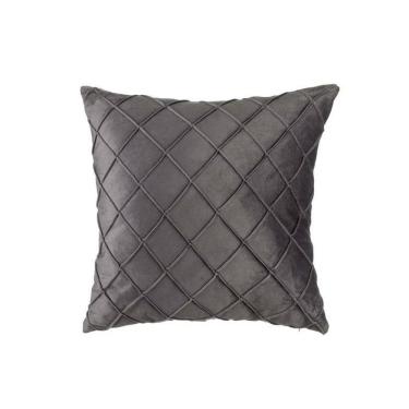 Imagem de Capa De Almofada Cantonê Cinza 43X43 Cm