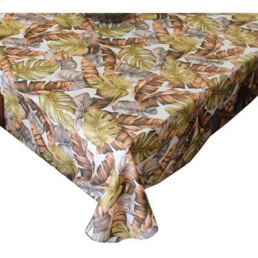 Imagem de Toalha de Mesa Quadrada em Tecido Gorgurinho Estampado 1,80m X 1,80m C