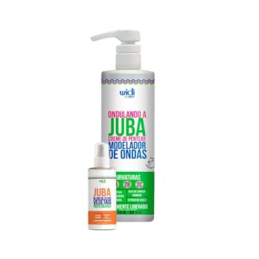 Imagem de Kit de Tratamento WIDIcare Ondulando a Juba para Cabelos Ondulados com Blend de Óleos 60ml e Creme de Pentear 500ml