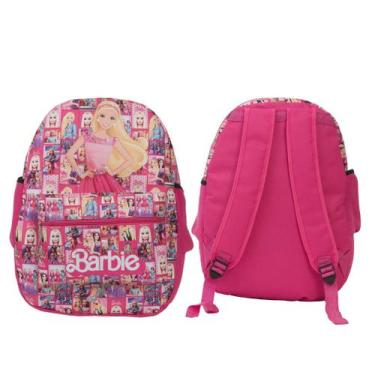 Imagem de Mochila Barbie Juvenil Feminina Infantil de Costas Cor Rosa - TOYS 2U