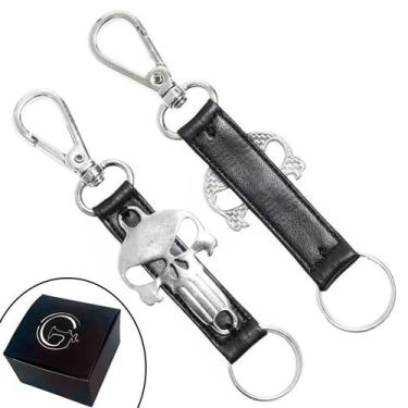 Imagem de Chaveiro SLIM Tradicional Pingentes Personalizado Caveira O Vingador F