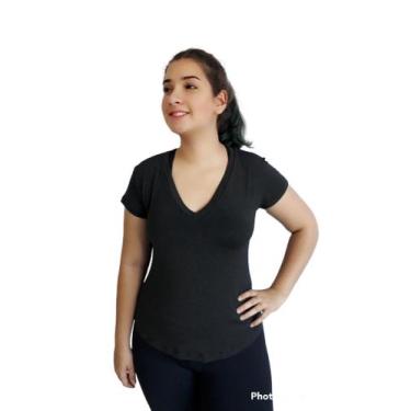 Imagem de Blusinha Modelo Batinha Dry Fit - SCONDERIJO, Cinza mescla, M