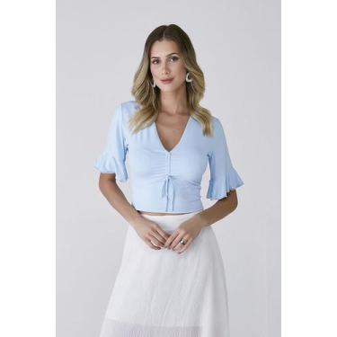 Imagem de Blusa francisca - Celestine, Azul, Piscina, P