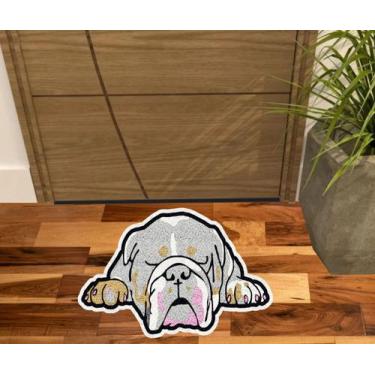 Imagem de Tapete american bully cachorro, tapete realista no formato. - ZAP TAPE