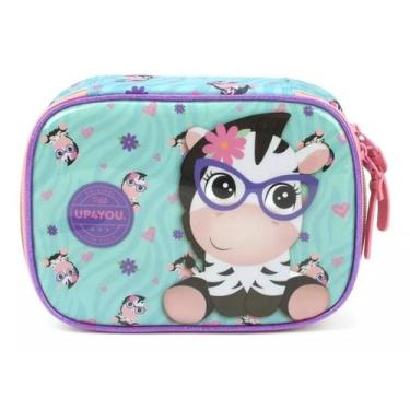 Imagem de Estojo Escolar Box Organizador Zebra 100 Pens Grande Up4you - LUXCEL