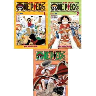 Imagem de One Piece volumes 1 2 3 - Panini