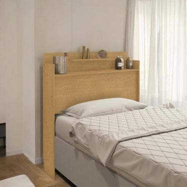 Imagem de Cabeceira com 02 Prateleiras Solteiro Selene Naturalle