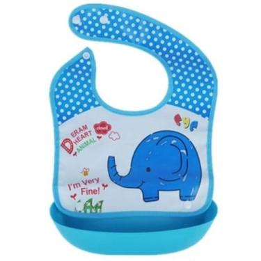 Imagem de Babador Impermeável Papa Cata Coleta Migalhas À Prova D'água Criança I