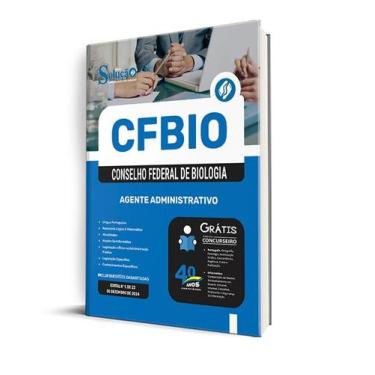 Imagem de Apostila CFBio 2024 - Agente Administrativo