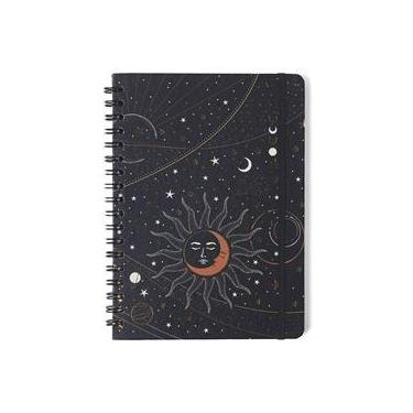 Imagem de Caderno Espiral Astral Pautado 17X24 Eclipse Preto 80 Fls - Cicero
