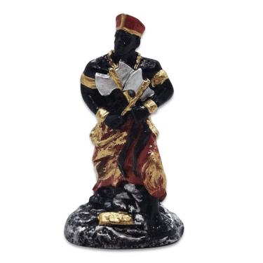 Imagem de Imagem Xango Jurtiça de Resina Umbanda Candomblé 10 cm