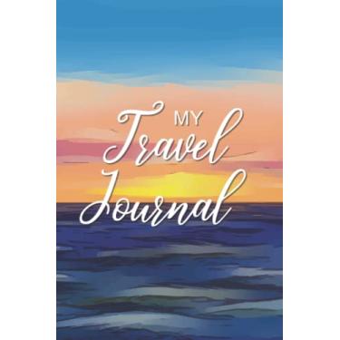 Imagem de My Travel Journal: Travel Log Book and Journal for Recording and Keeping Memories | Travel Journal Keep Sake and Memory Keeper - Ocean Paint Cover Design