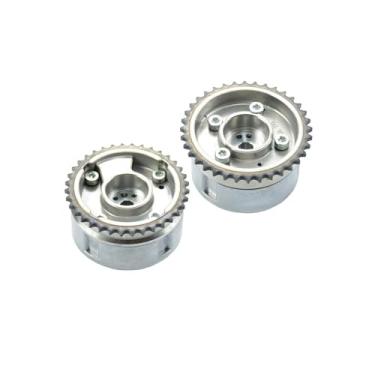 Imagem de REVO Par de eixo de cames Phaser VVT roda dentada de substituição para Kia Hyundai Rio Veloster Soul G4FC G4FA