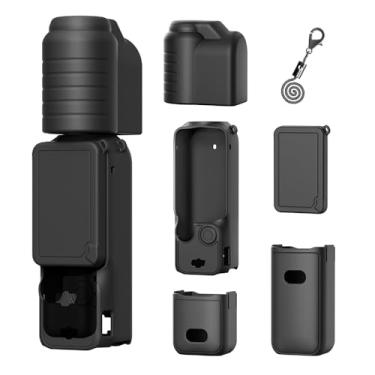 Imagem de Capa protetora de silicone Gimbal para DJI Osmo Pocket 3, proteção completa para lente de câmera portátil