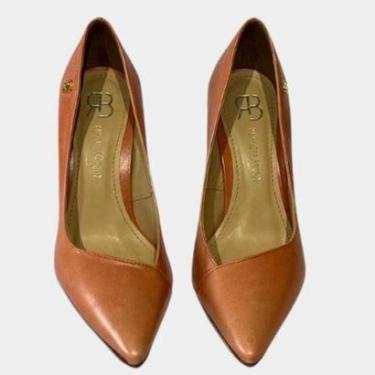 Imagem de Scarpan Feminino Raphaella Booz Couro Torino Cherry Salto Alto-Feminino