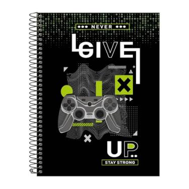 Imagem de Caderno Universitário 20 Matérias Capa Dura Urban Game Verde