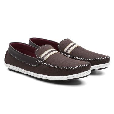 Imagem de Mocassim Dockside Esporte Fino Masculino Calce Facil Palmilha Macia Solado Biocolor Flexivel Leve