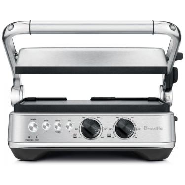 Imagem de Sanduicheira Grill Antiaderente Breville BGR700BSS Aço Inoxidável, 1800W 110V Prata