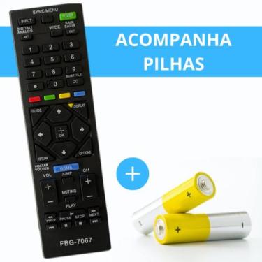 Imagem de Controle Remoto TV Compatível Sony Bravia LED  FBG 7067
