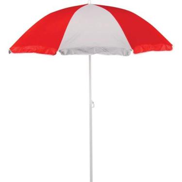 Imagem de Guarda Sol 1.80m Mor Vermelho e Branco, Vermelho e Branco